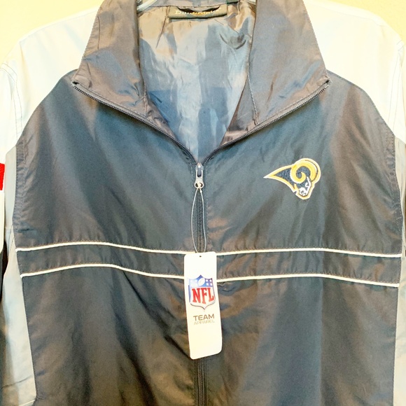 NFL Los Angeles Rams Team Apparel Windbreaker - Picture 4 of 9